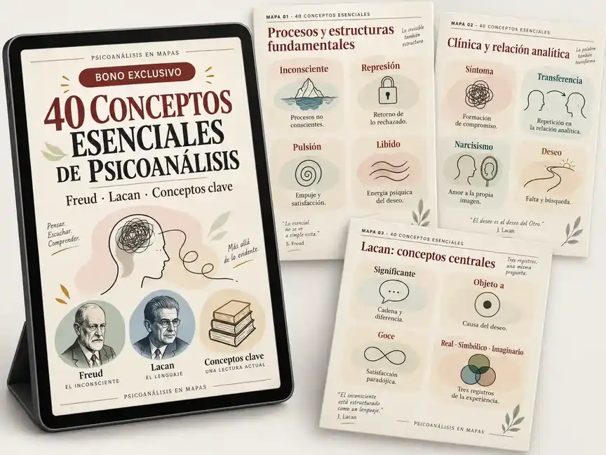 40 Conceptos Esenciales de Psicoanálisis