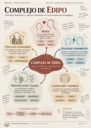 Mapa mental: Complejo de Edipo
