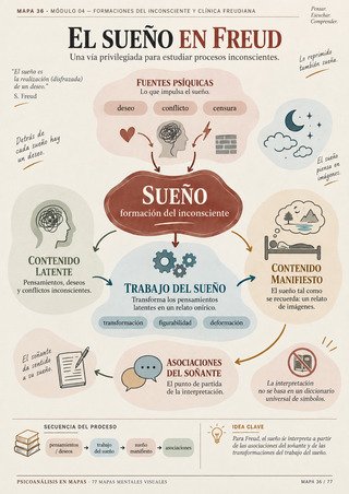 Mapa mental: El sueño en Freud