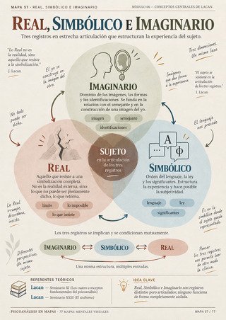 Mapa mental: Real, Simbólico e Imaginario